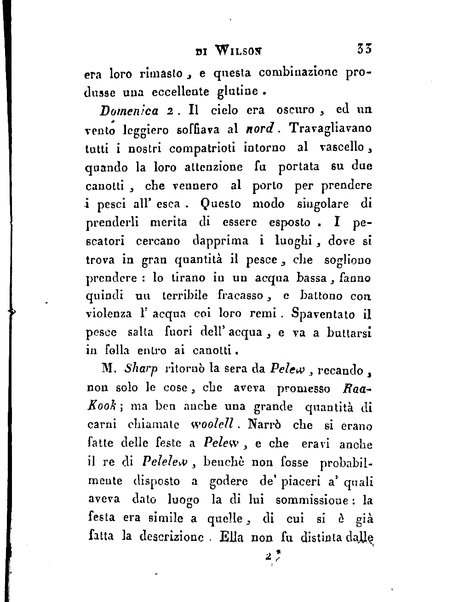 [Relazione delle isole Pelew situate nella parte occidentale dell'Oceano Pacifico composta sui giornali, e sulle notizie comunicate dal capitano Enrico Wilson ... Versione dal francese dal sig. Natale Pianazza corredata dal ritratto dell'autore, di una carta geografica, e di rami colorati. Vol 1. [-2.]] 2