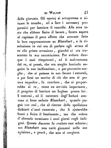 [Relazione delle isole Pelew situate nella parte occidentale dell'Oceano Pacifico composta sui giornali, e sulle notizie comunicate dal capitano Enrico Wilson ... Versione dal francese dal sig. Natale Pianazza corredata dal ritratto dell'autore, di una carta geografica, e di rami colorati. Vol 1. [-2.]] 2