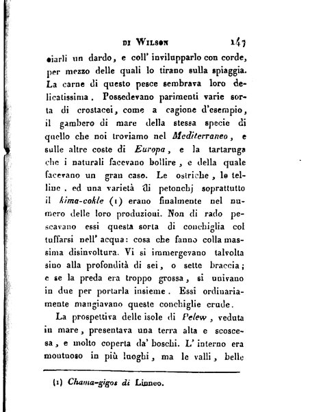 [Relazione delle isole Pelew situate nella parte occidentale dell'Oceano Pacifico composta sui giornali, e sulle notizie comunicate dal capitano Enrico Wilson ... Versione dal francese dal sig. Natale Pianazza corredata dal ritratto dell'autore, di una carta geografica, e di rami colorati. Vol 1. [-2.]] 2