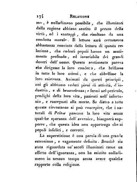 [Relazione delle isole Pelew situate nella parte occidentale dell'Oceano Pacifico composta sui giornali, e sulle notizie comunicate dal capitano Enrico Wilson ... Versione dal francese dal sig. Natale Pianazza corredata dal ritratto dell'autore, di una carta geografica, e di rami colorati. Vol 1. [-2.]] 2