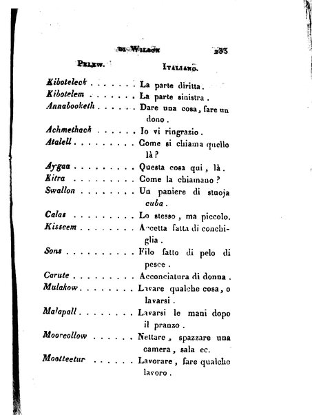 [Relazione delle isole Pelew situate nella parte occidentale dell'Oceano Pacifico composta sui giornali, e sulle notizie comunicate dal capitano Enrico Wilson ... Versione dal francese dal sig. Natale Pianazza corredata dal ritratto dell'autore, di una carta geografica, e di rami colorati. Vol 1. [-2.]] 2