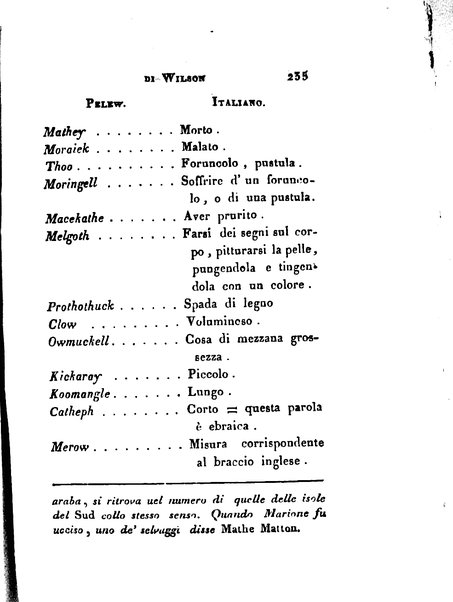 [Relazione delle isole Pelew situate nella parte occidentale dell'Oceano Pacifico composta sui giornali, e sulle notizie comunicate dal capitano Enrico Wilson ... Versione dal francese dal sig. Natale Pianazza corredata dal ritratto dell'autore, di una carta geografica, e di rami colorati. Vol 1. [-2.]] 2