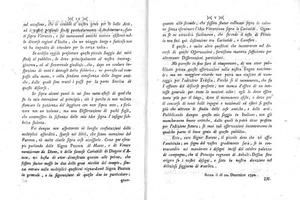 Osservazioni istorico-architettoniche sopra il Panteon