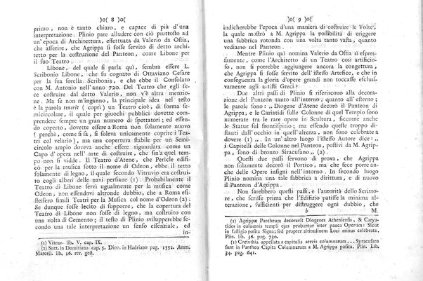 Osservazioni istorico-architettoniche sopra il Panteon