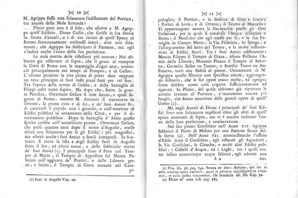 Osservazioni istorico-architettoniche sopra il Panteon