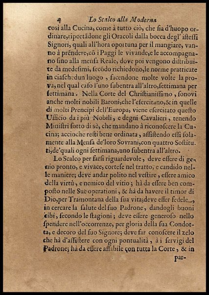 1: Parte prima in cui si tratta delle vivande di grasso