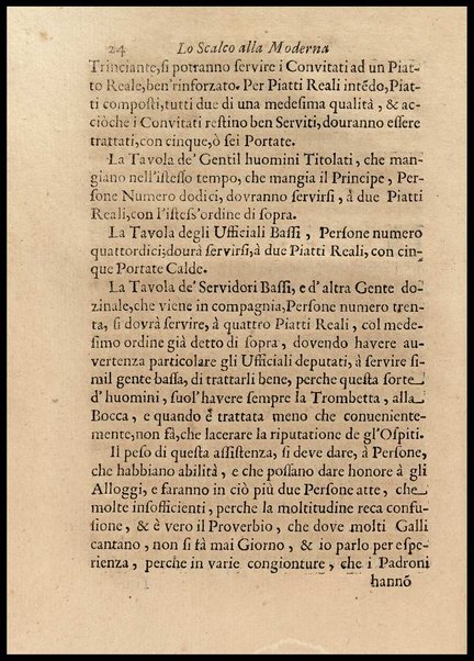 1: Parte prima in cui si tratta delle vivande di grasso