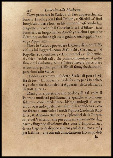 1: Parte prima in cui si tratta delle vivande di grasso