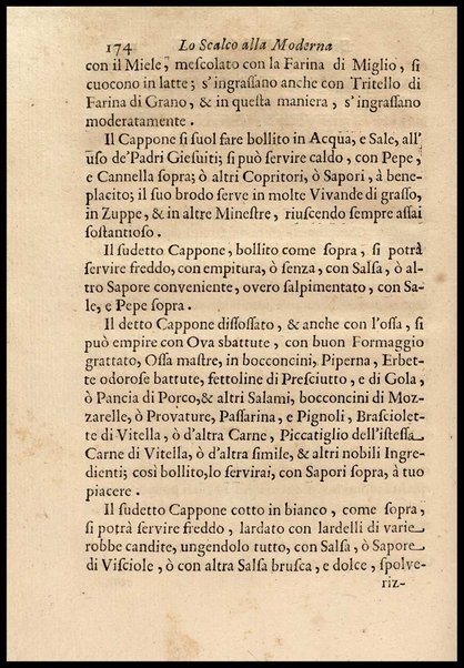 1: Parte prima in cui si tratta delle vivande di grasso