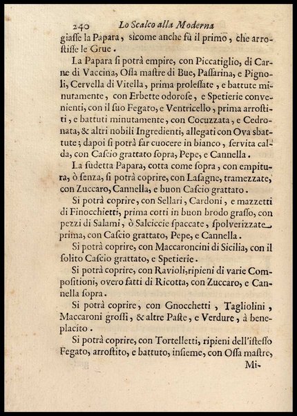 1: Parte prima in cui si tratta delle vivande di grasso