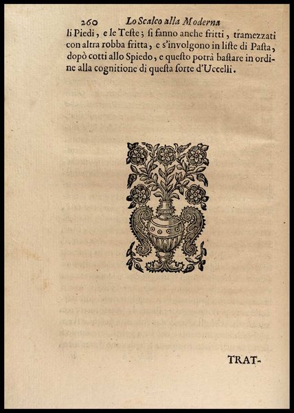 1: Parte prima in cui si tratta delle vivande di grasso
