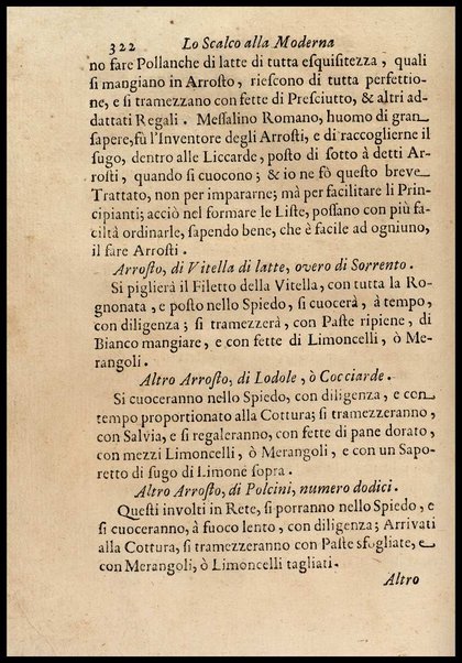 1: Parte prima in cui si tratta delle vivande di grasso