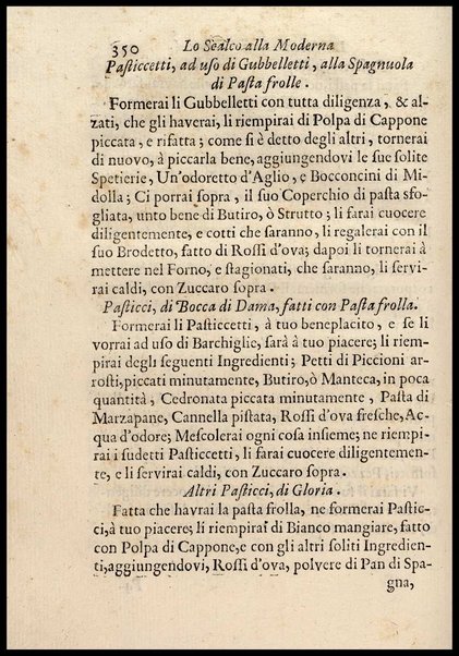 1: Parte prima in cui si tratta delle vivande di grasso