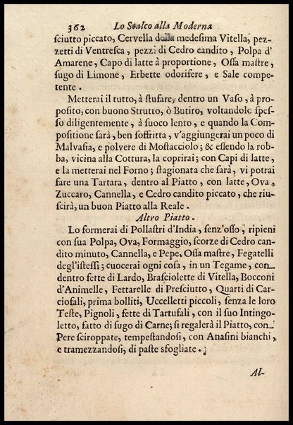 1: Parte prima in cui si tratta delle vivande di grasso
