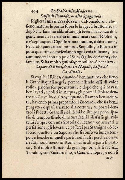 1: Parte prima in cui si tratta delle vivande di grasso