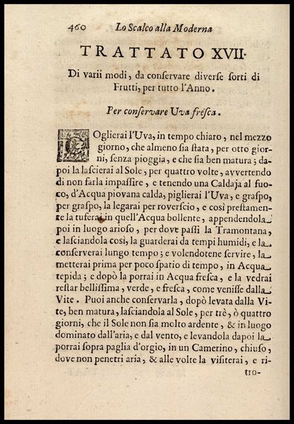 1: Parte prima in cui si tratta delle vivande di grasso