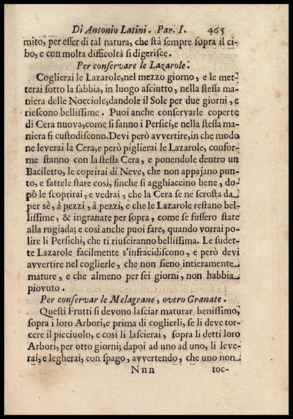 1: Parte prima in cui si tratta delle vivande di grasso