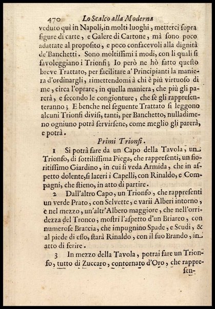 1: Parte prima in cui si tratta delle vivande di grasso