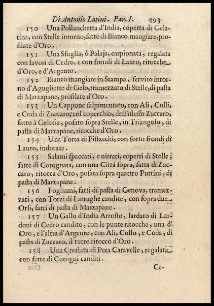 1: Parte prima in cui si tratta delle vivande di grasso