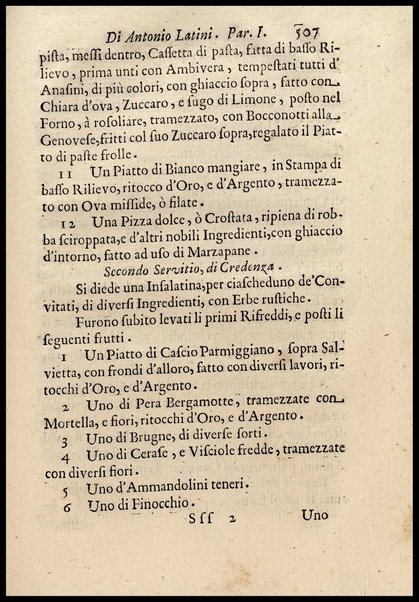 1: Parte prima in cui si tratta delle vivande di grasso