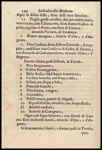 1: Parte prima in cui si tratta delle vivande di grasso