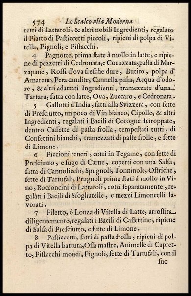 1: Parte prima in cui si tratta delle vivande di grasso