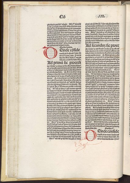 Incipit secundus liber secunde partis beati Thome de Aquino ordinis predicatorum