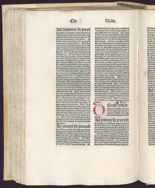 Incipit secundus liber secunde partis beati Thome de Aquino ordinis predicatorum