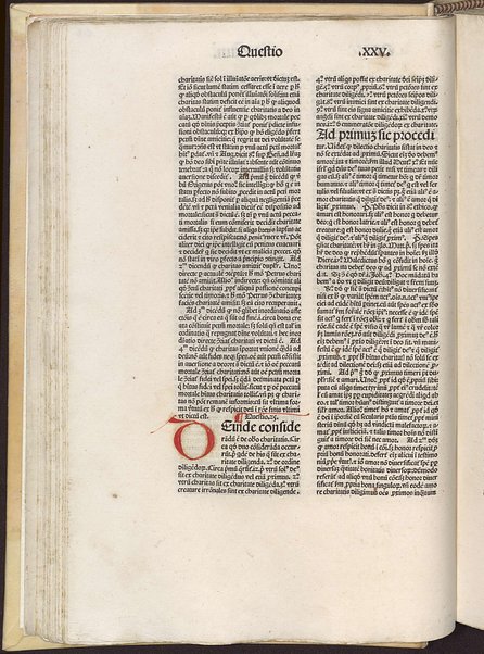 Incipit secundus liber secunde partis beati Thome de Aquino ordinis predicatorum