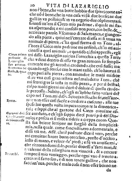 Il Picariglio castigliano, cioè La vita di Lazariglio di Tormes nell'Academia picaresca lo Ingegnoso sfortunato, composta, & hora accresciuta dallo stesso Lazariglio, & trasportata dalla spagnuola nell'italiana fauella da Barezzo Barezzi. Nella quale con viuaci discorsi, e gratiosi trattenimenti si celebrano le virtù, e si manifestano le di lui, & le altrui miserie, & infelicitadi: ...