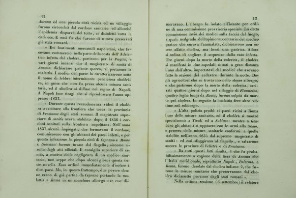 Sul sanitario congresso internazionale aperto a Parigi nel di 23 luglio 1851 e chiuso nel di 19 gennaio 1852 : cenni storici / di Agostino Cappello