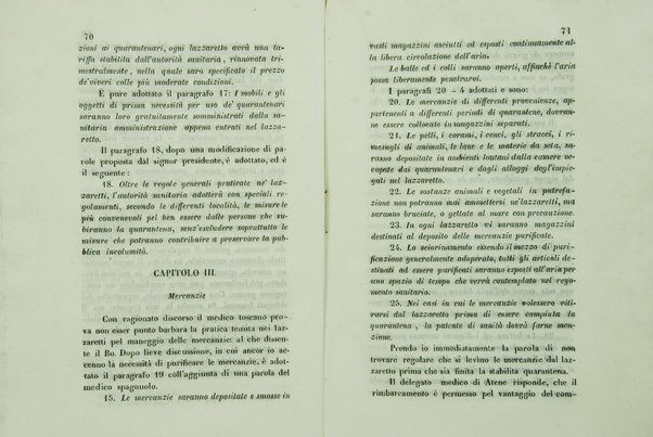 Sul sanitario congresso internazionale aperto a Parigi nel di 23 luglio 1851 e chiuso nel di 19 gennaio 1852 : cenni storici / di Agostino Cappello