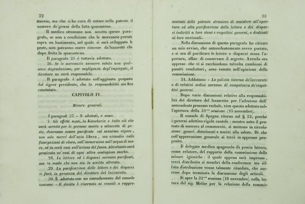 Sul sanitario congresso internazionale aperto a Parigi nel di 23 luglio 1851 e chiuso nel di 19 gennaio 1852 : cenni storici / di Agostino Cappello