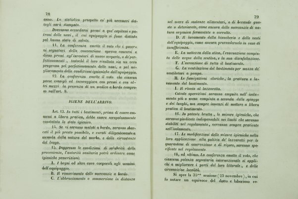 Sul sanitario congresso internazionale aperto a Parigi nel di 23 luglio 1851 e chiuso nel di 19 gennaio 1852 : cenni storici / di Agostino Cappello