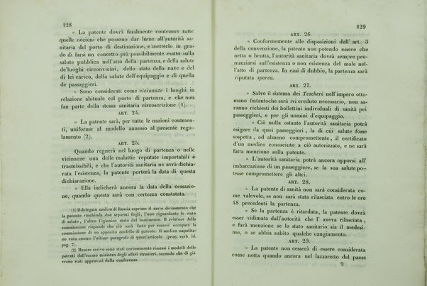Sul sanitario congresso internazionale aperto a Parigi nel di 23 luglio 1851 e chiuso nel di 19 gennaio 1852 : cenni storici / di Agostino Cappello