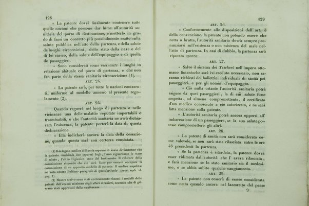 Sul sanitario congresso internazionale aperto a Parigi nel di 23 luglio 1851 e chiuso nel di 19 gennaio 1852 : cenni storici / di Agostino Cappello