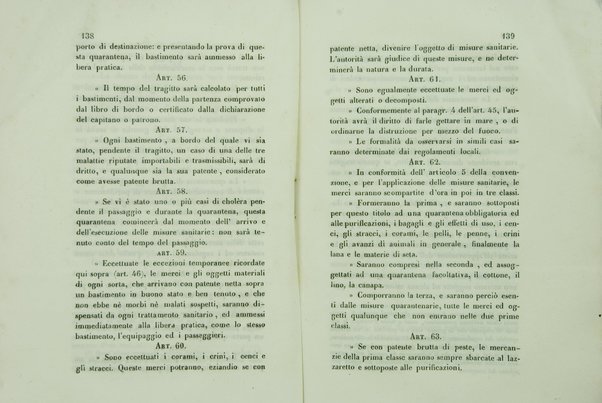 Sul sanitario congresso internazionale aperto a Parigi nel di 23 luglio 1851 e chiuso nel di 19 gennaio 1852 : cenni storici / di Agostino Cappello