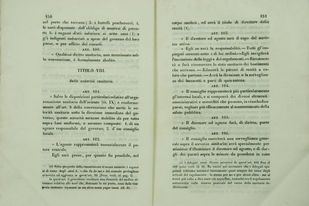 Sul sanitario congresso internazionale aperto a Parigi nel di 23 luglio 1851 e chiuso nel di 19 gennaio 1852 : cenni storici / di Agostino Cappello