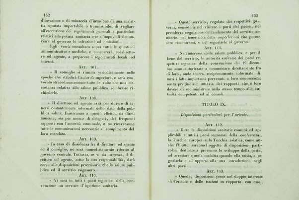 Sul sanitario congresso internazionale aperto a Parigi nel di 23 luglio 1851 e chiuso nel di 19 gennaio 1852 : cenni storici / di Agostino Cappello