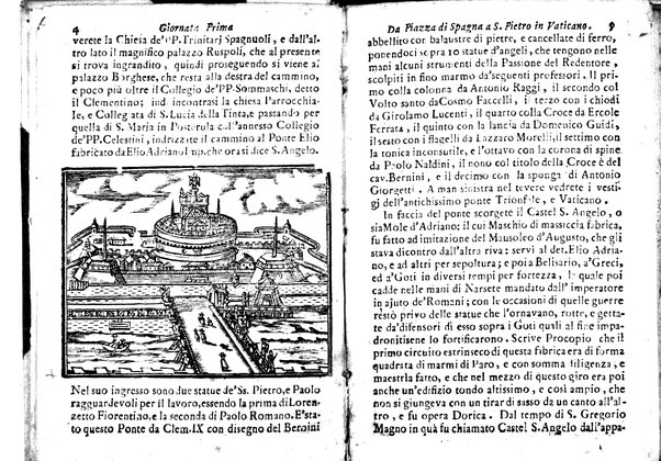 Nuova descrizione di Roma antica, e moderna e di tutti li più nobili monumenti sagri, e profani che sono in essa, e nelle sue vicinanze: cioè archi, tempj, anfiteatri, cerchi, obelischi, basiliche, e chiese, colla notizia delle reliquie più insigni, che si conservano in esse: palazzi, biblioteche, musei, e ville, pitture, e scolture, co' nomi de più celebri architetti, pittori, e scultori fino al presente; ed in fine la cronologia di tutt'i romani pontefici