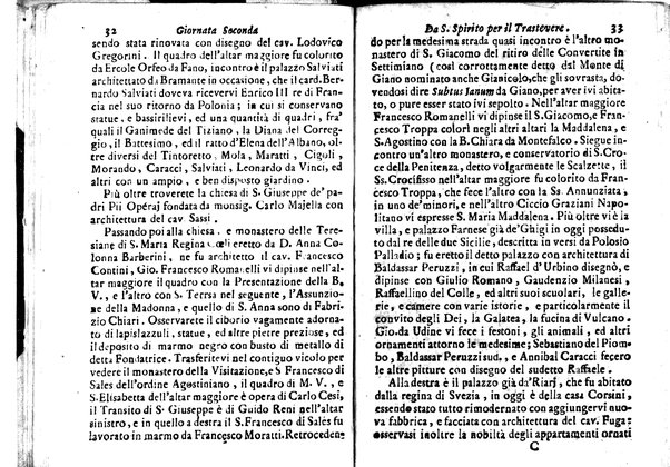 Nuova descrizione di Roma antica, e moderna e di tutti li più nobili monumenti sagri, e profani che sono in essa, e nelle sue vicinanze: cioè archi, tempj, anfiteatri, cerchi, obelischi, basiliche, e chiese, colla notizia delle reliquie più insigni, che si conservano in esse: palazzi, biblioteche, musei, e ville, pitture, e scolture, co' nomi de più celebri architetti, pittori, e scultori fino al presente; ed in fine la cronologia di tutt'i romani pontefici