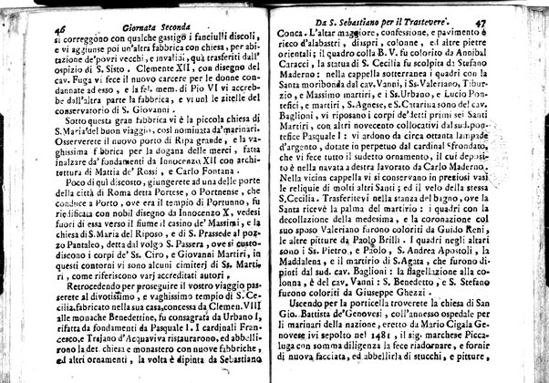 Nuova descrizione di Roma antica, e moderna e di tutti li più nobili monumenti sagri, e profani che sono in essa, e nelle sue vicinanze: cioè archi, tempj, anfiteatri, cerchi, obelischi, basiliche, e chiese, colla notizia delle reliquie più insigni, che si conservano in esse: palazzi, biblioteche, musei, e ville, pitture, e scolture, co' nomi de più celebri architetti, pittori, e scultori fino al presente; ed in fine la cronologia di tutt'i romani pontefici