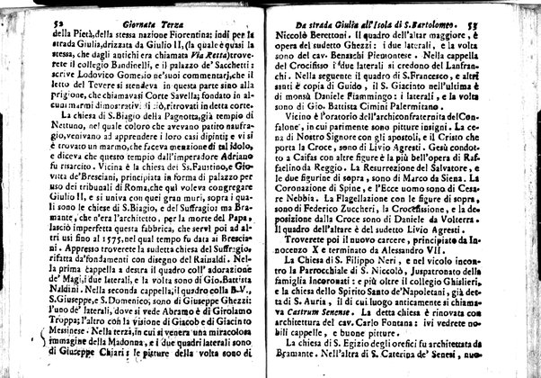 Nuova descrizione di Roma antica, e moderna e di tutti li più nobili monumenti sagri, e profani che sono in essa, e nelle sue vicinanze: cioè archi, tempj, anfiteatri, cerchi, obelischi, basiliche, e chiese, colla notizia delle reliquie più insigni, che si conservano in esse: palazzi, biblioteche, musei, e ville, pitture, e scolture, co' nomi de più celebri architetti, pittori, e scultori fino al presente; ed in fine la cronologia di tutt'i romani pontefici