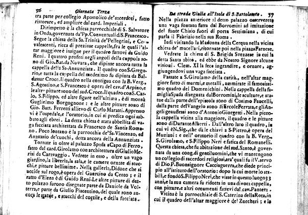 Nuova descrizione di Roma antica, e moderna e di tutti li più nobili monumenti sagri, e profani che sono in essa, e nelle sue vicinanze: cioè archi, tempj, anfiteatri, cerchi, obelischi, basiliche, e chiese, colla notizia delle reliquie più insigni, che si conservano in esse: palazzi, biblioteche, musei, e ville, pitture, e scolture, co' nomi de più celebri architetti, pittori, e scultori fino al presente; ed in fine la cronologia di tutt'i romani pontefici