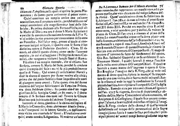 Nuova descrizione di Roma antica, e moderna e di tutti li più nobili monumenti sagri, e profani che sono in essa, e nelle sue vicinanze: cioè archi, tempj, anfiteatri, cerchi, obelischi, basiliche, e chiese, colla notizia delle reliquie più insigni, che si conservano in esse: palazzi, biblioteche, musei, e ville, pitture, e scolture, co' nomi de più celebri architetti, pittori, e scultori fino al presente; ed in fine la cronologia di tutt'i romani pontefici