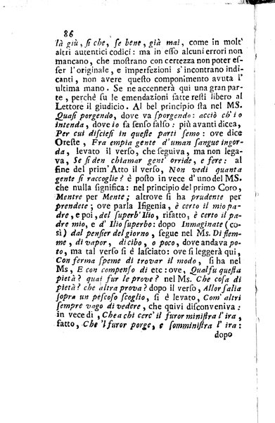 1: Tomo primo in cui si contengono La Sofonisba del Trissino. L'Oreste del Rucellai non più stampato. L'Edipo di Sofocle tradotto dal Giustiniano. La Merope del Torelli. Premessa un'istoria del teatro, e difesa di esso