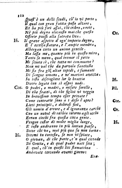 1: Tomo primo in cui si contengono La Sofonisba del Trissino. L'Oreste del Rucellai non più stampato. L'Edipo di Sofocle tradotto dal Giustiniano. La Merope del Torelli. Premessa un'istoria del teatro, e difesa di esso