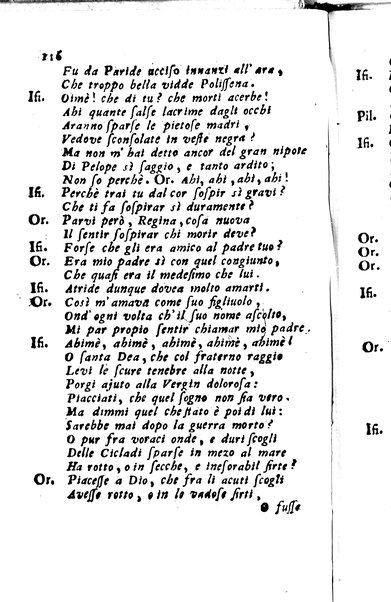 1: Tomo primo in cui si contengono La Sofonisba del Trissino. L'Oreste del Rucellai non più stampato. L'Edipo di Sofocle tradotto dal Giustiniano. La Merope del Torelli. Premessa un'istoria del teatro, e difesa di esso