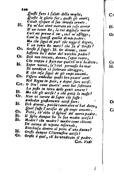 1: Tomo primo in cui si contengono La Sofonisba del Trissino. L'Oreste del Rucellai non più stampato. L'Edipo di Sofocle tradotto dal Giustiniano. La Merope del Torelli. Premessa un'istoria del teatro, e difesa di esso