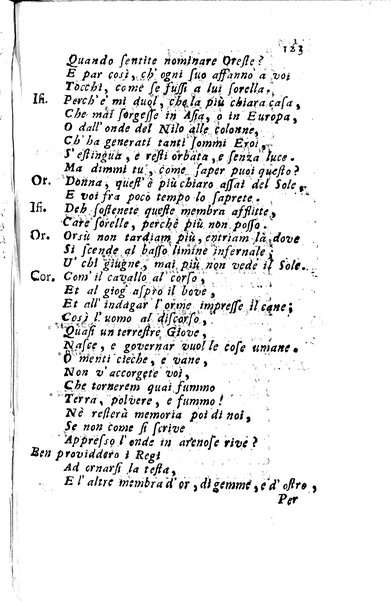 1: Tomo primo in cui si contengono La Sofonisba del Trissino. L'Oreste del Rucellai non più stampato. L'Edipo di Sofocle tradotto dal Giustiniano. La Merope del Torelli. Premessa un'istoria del teatro, e difesa di esso